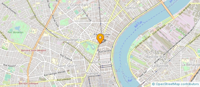 localisation de l'entreprise MADAME ISABELLE GARIN à BORDEAUX