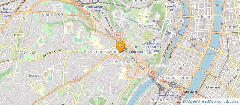 localisation de l'entreprise MADAME ISABELLE GARIN  LYON