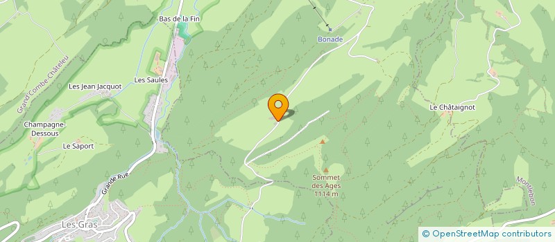 localisation de l'entreprise MADAME ISABELLE GARNACHE-BARTHOD  GRAND'COMBE-CHATELEU