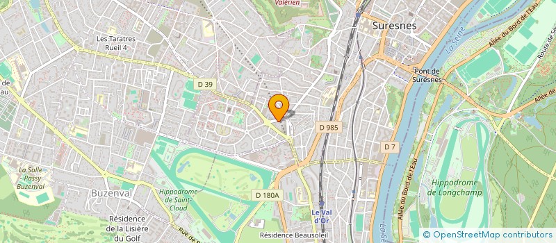localisation de l'entreprise MADAME ISABELLE GARNIER à SURESNES