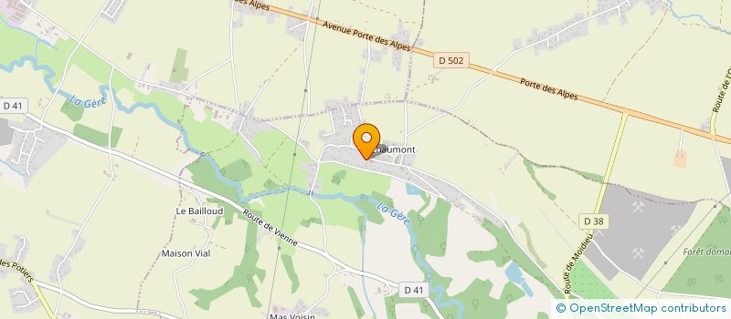 localisation de l'entreprise MADAME ISABELLE GARNIER  EYZIN-PINET