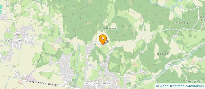 localisation de l'entreprise MADAME ISABELLE GARON  LES COTES-D'AREY