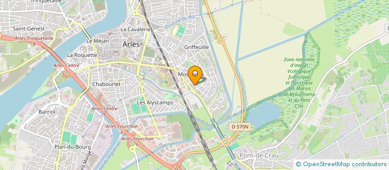 localisation de l'entreprise MADAME ISABELLE GARREAU  ARLES