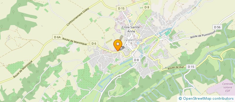 localisation de l'entreprise MADAME ISABELLE GARREAU à VALENSOLE