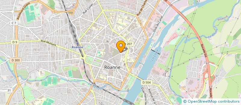 localisation de l'entreprise MADAME ISABELLE GARRIDO  ROANNE