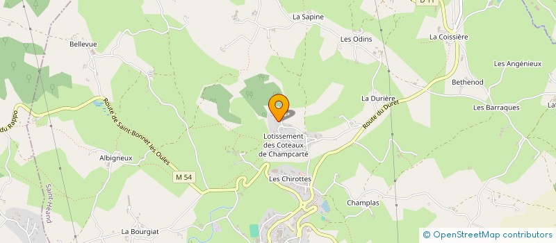 localisation de l'entreprise MADAME ISABELLE GARRIGA  SAINT-HEAND