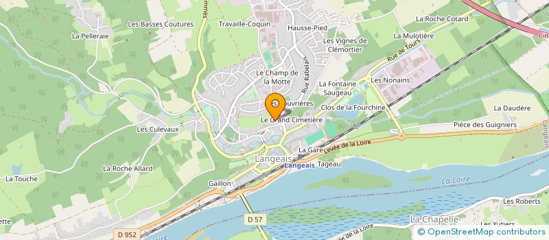 localisation de l'entreprise MADAME ISABELLE GARROS  LANGEAIS