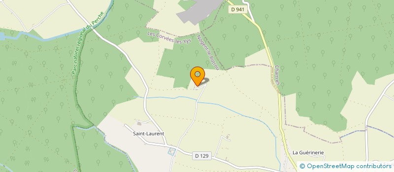 localisation de l'entreprise MADAME ISABELLE GASNIER à LES CORVEES-LES-YYS