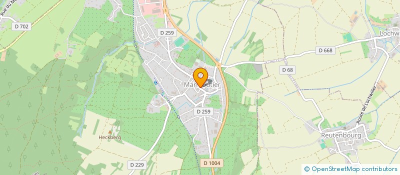 localisation de l'entreprise MADAME ISABELLE GASSER  MARMOUTIER