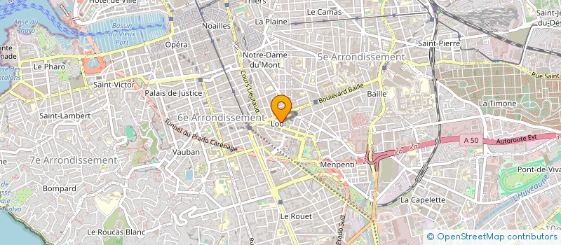 localisation de l'entreprise MADAME ISABELLE GASTE à MARSEILLE