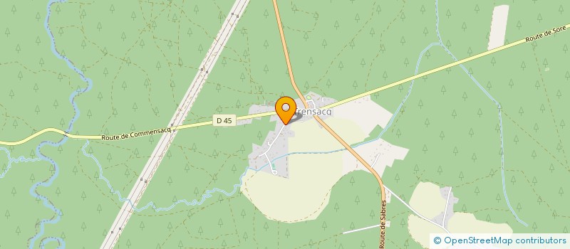 localisation de l'entreprise MADAME ISABELLE GASTON  TRENSACQ