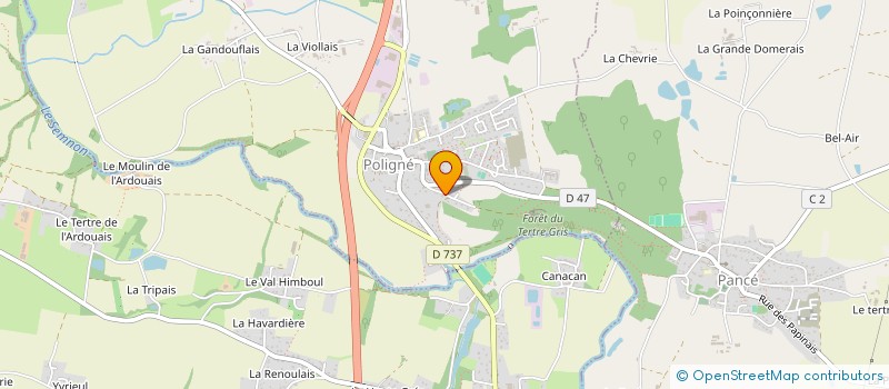 localisation de l'entreprise MADAME ISABELLE GATZLER à POLIGNE