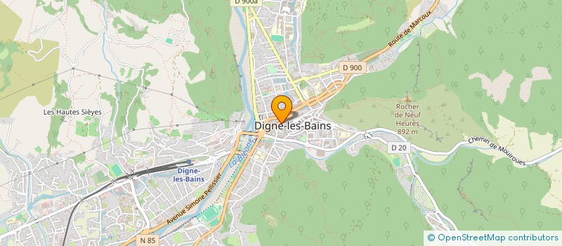 localisation de l'entreprise MADAME ISABELLE GAUBERT à DIGNE-LES-BAINS
