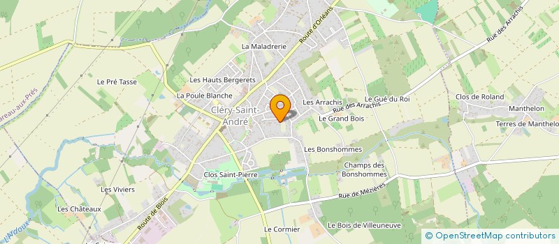 localisation de l'entreprise MADAME ISABELLE GAUCHOUX  CLERY-SAINT-ANDRE