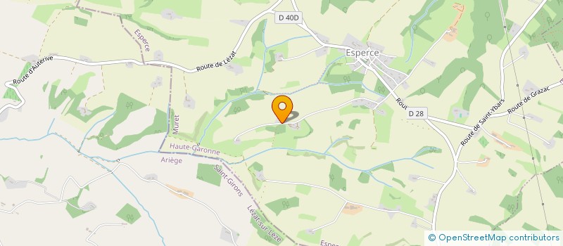 localisation de l'entreprise MADAME ISABELLE GAUDIN  ESPERCE