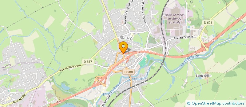 localisation de l'entreprise MADAME ISABELLE GAUTHERON  BLANZY