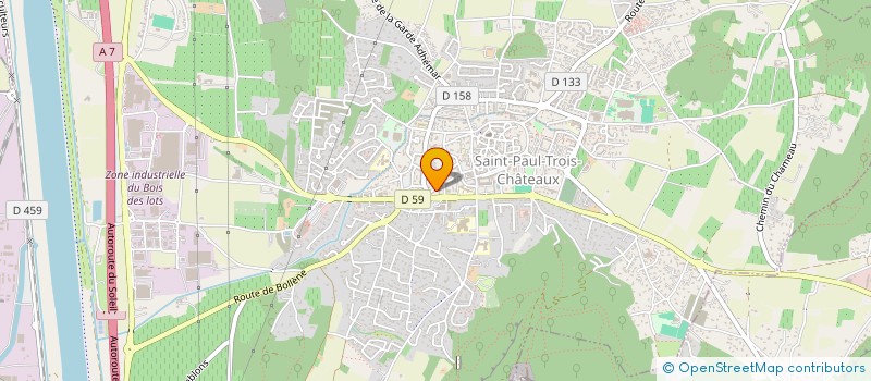 localisation de l'entreprise MADAME ISABELLE GAUTHIER  SAINT-PAUL-TROIS-CHATEAUX