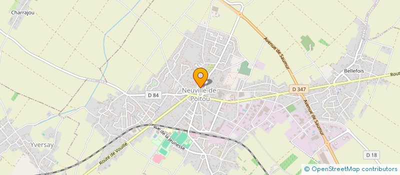 localisation de l'entreprise MADAME ISABELLE GAUTIER  NEUVILLE-DE-POITOU