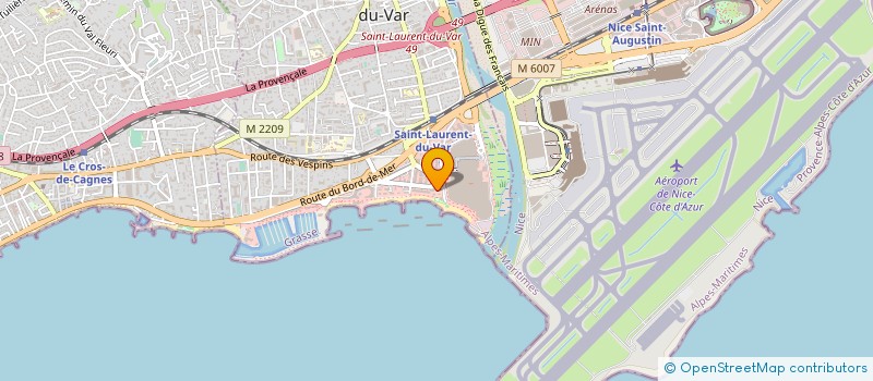 localisation de l'entreprise MADAME ISABELLE GAUTREAU à SAINT-LAURENT-DU-VAR
