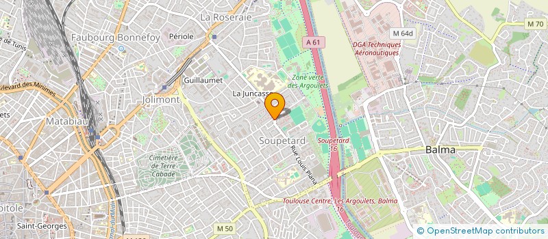 localisation de l'entreprise MADAME ISABELLE GAUVREAU  TOULOUSE