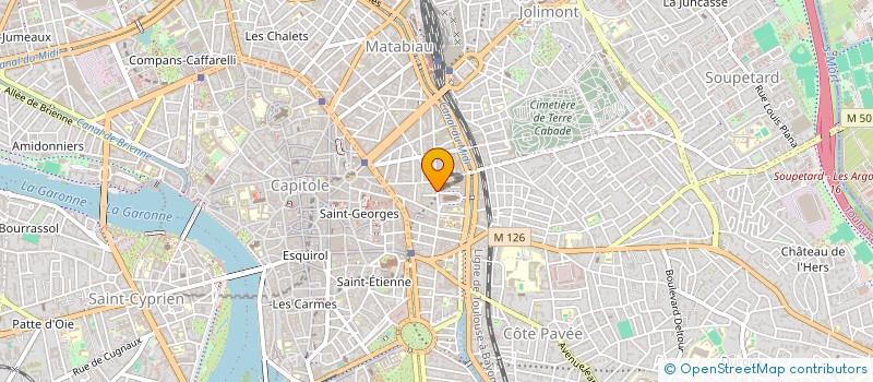 localisation de l'entreprise MADAME ISABELLE GAYE  TOULOUSE