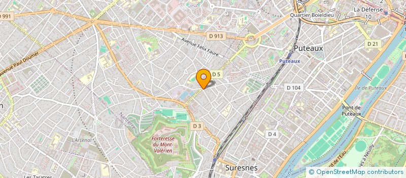 localisation de l'entreprise MADAME ISABELLE GAYRARD à SURESNES