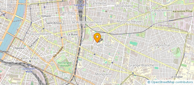 localisation de l'entreprise MADAME ISABELLE GAYRAUD BERTRAND  LYON