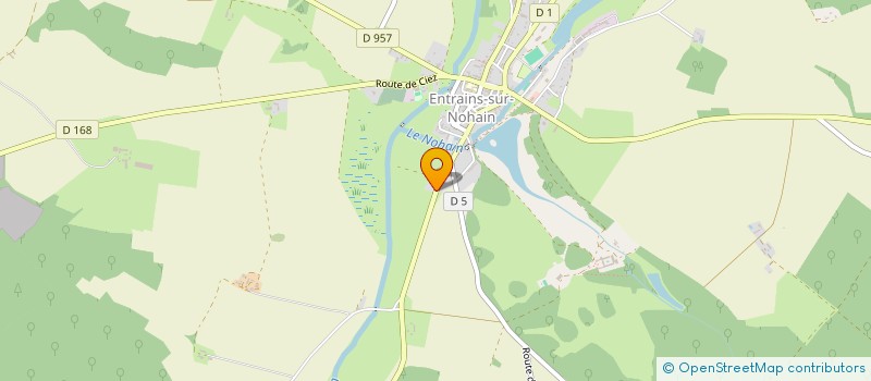 localisation de l'entreprise MADAME ISABELLE GAZDIK à ENTRAINS-SUR-NOHAIN