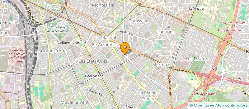 localisation de l'entreprise MADAME ISABELLE GEFFRAY  LYON