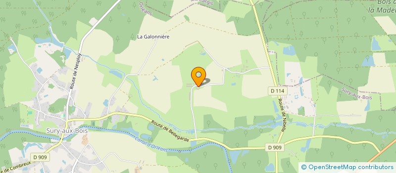 localisation de l'entreprise MADAME ISABELLE GEHIN à SURY-AUX-BOIS
