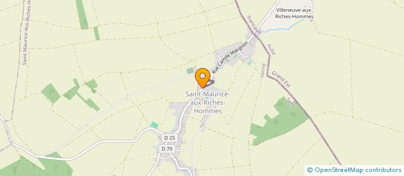 localisation de l'entreprise MADAME ISABELLE GELE  SAINT-MAURICE-AUX-RICHES-HOMMES