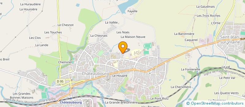 localisation de l'entreprise MADAME ISABELLE GENDRON  CHATEAUBOURG