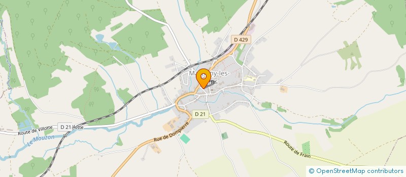 localisation de l'entreprise MADAME ISABELLE GENIN  MARTIGNY-LES-BAINS