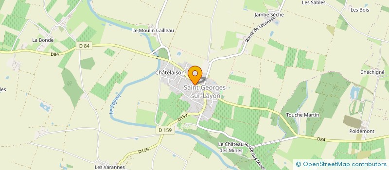 localisation de l'entreprise MADAME ISABELLE GENTEUR  DOUE-EN-ANJOU