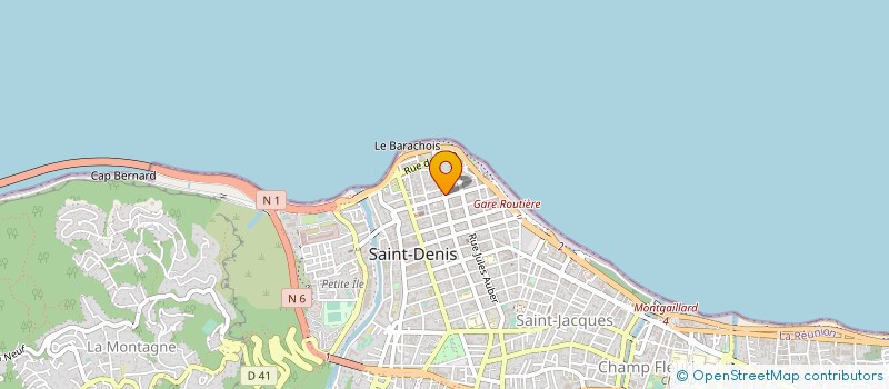 localisation de l'entreprise MADAME ISABELLE GEOFFROY à SAINT-DENIS