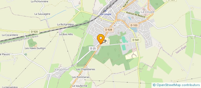 localisation de l'entreprise MADAME ISABELLE GEORGET à LA LOUPE