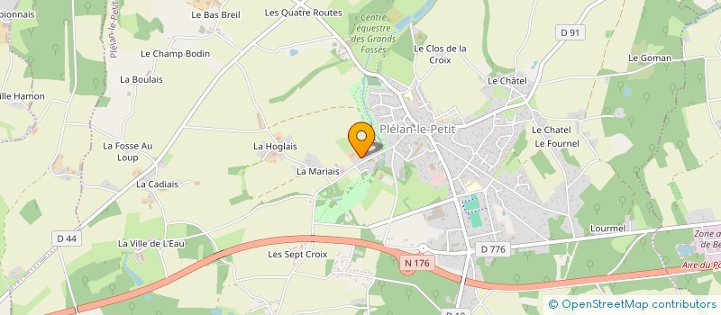 localisation de l'entreprise MADAME ISABELLE GERARD à PLELAN-LE-PETIT