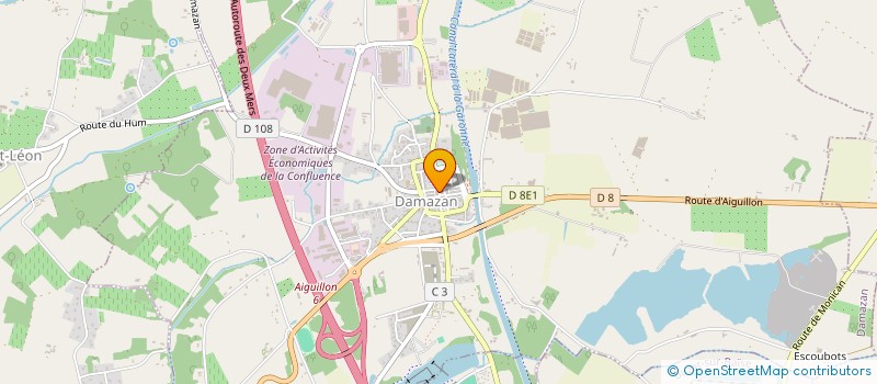 localisation de l'entreprise MADAME ISABELLE GERARDI  DAMAZAN