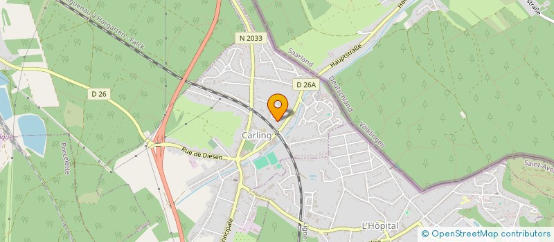 localisation de l'entreprise MADAME ISABELLE GERECKE  CARLING