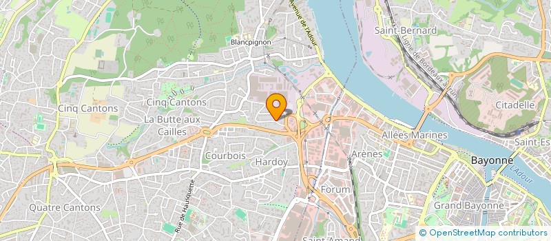 localisation de l'entreprise MADAME ISABELLE GERIN  ANGLET