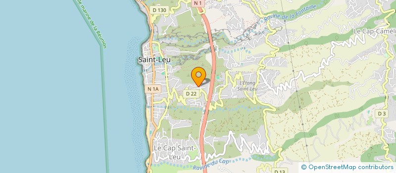 localisation de l'entreprise MADAME ISABELLE GERIN  SAINT-LEU