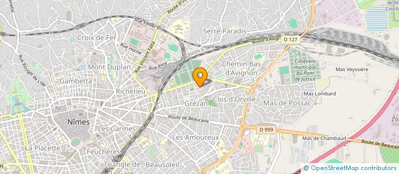 localisation de l'entreprise MADAME ISABELLE GERVAIS à NIMES