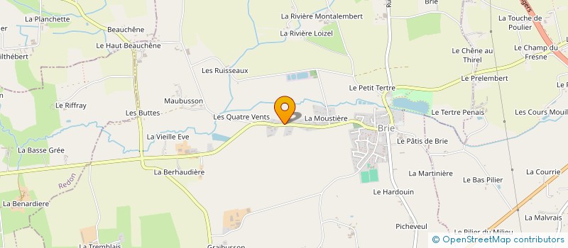 localisation de l'entreprise MADAME ISABELLE GESLIN à BOISTRUDAN