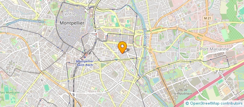 localisation de l'entreprise MADAME ISABELLE GEY à MONTPELLIER