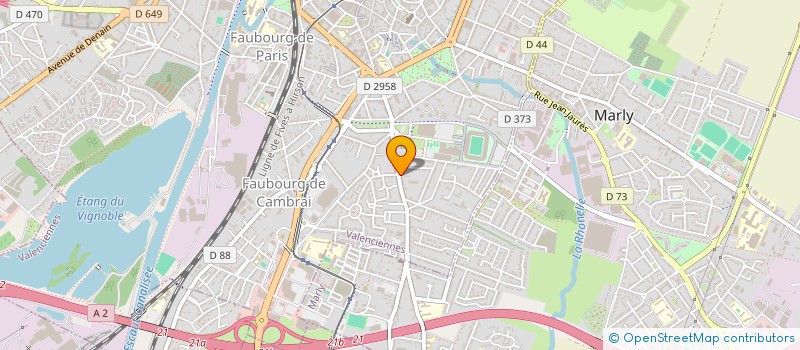 localisation de l'entreprise MADAME ISABELLE GHIENNE à VALENCIENNES