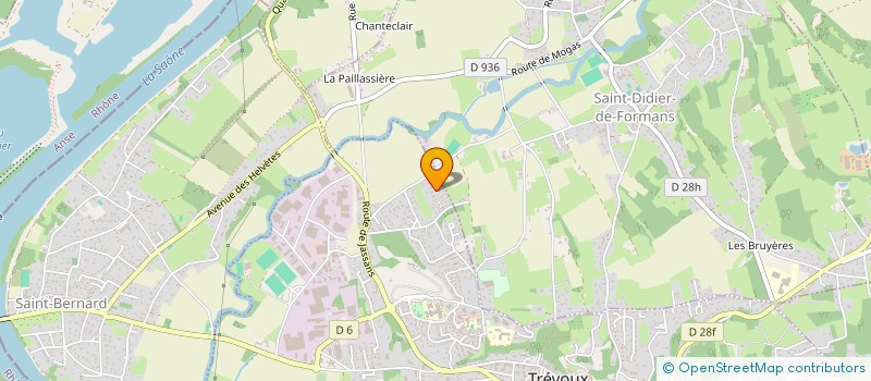 localisation de l'entreprise MADAME ISABELLE GIANNELLINI  TREVOUX