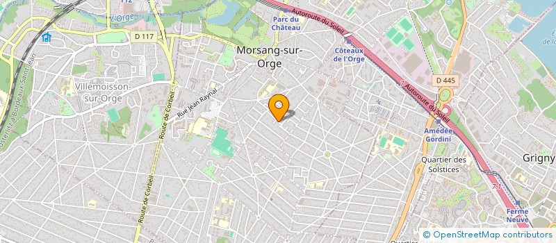 localisation de l'entreprise MADAME ISABELLE GIARRIZZO à MORSANG-SUR-ORGE