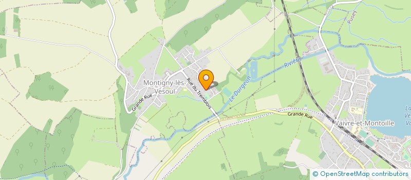 localisation de l'entreprise MADAME ISABELLE GIBOULOT  MONTIGNY-LES-VESOUL