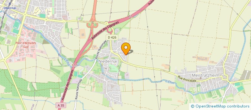 localisation de l'entreprise MADAME ISABELLE GIGOUT  NIEDERNAI