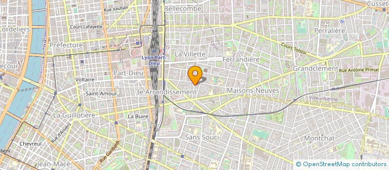 localisation de l'entreprise MADAME ISABELLE GIL  VAULX-EN-VELIN